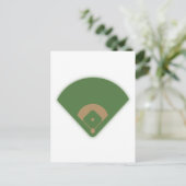 Baseball Diamond: Postkarte (Stehend Vorderseite)
