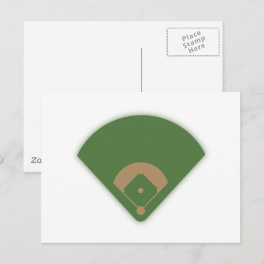 Baseball Diamond: Postkarte (Vorne/Hinten)