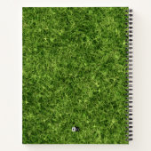 Baseball Diamond-Thema Notebook-Linke Notizblock (Rückseite)