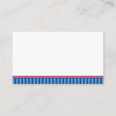 Baseball Diaper Raffle Ticket Begleitkarte (Rückseite)