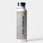 Baseball - Diese Jahreszeit - Mit Monogramm Trinkflasche (Rechts)