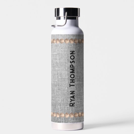 Baseball - Diese Jahreszeit - Mit Monogramm Trinkflasche (Rechts)