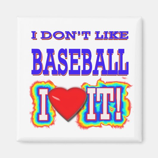 BASEBALL DONT MAGNET (Vorne)