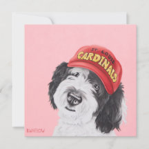 Baseball Doodle-Karte