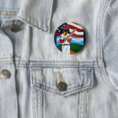 Baseball-Doxie Button (Beispiel)