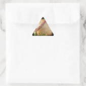 Baseball Dreieckiger Aufkleber (Tasche)
