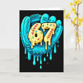 Baseball-Drip 6 7 Nummer 67 Sechs Sieben Meme Herr Karte (Gelbe Blume)
