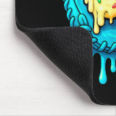Baseball Drip 6 7 Nummer 67 Sechs Sieben Meme Herr Mousepad (Ecke)