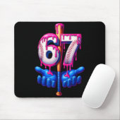 Baseball Drip 6 7 Nummer 67 Sechs Sieben Meme Herr Mousepad (Mit Mouse)