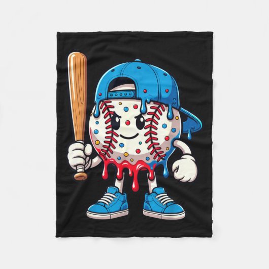 Baseball-Drip Baseball-Lebensstil 101 Bekleidung J Fleecedecke (Vorderseite)