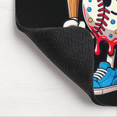 Baseball Drip Baseball Life Style 101 Apparel Yout Mousepad (Ecke)