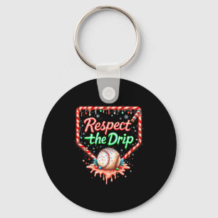 Baseball-Drip-Boys-Eis-Weihnachten-Jugend-Respekt Schlüsselanhänger