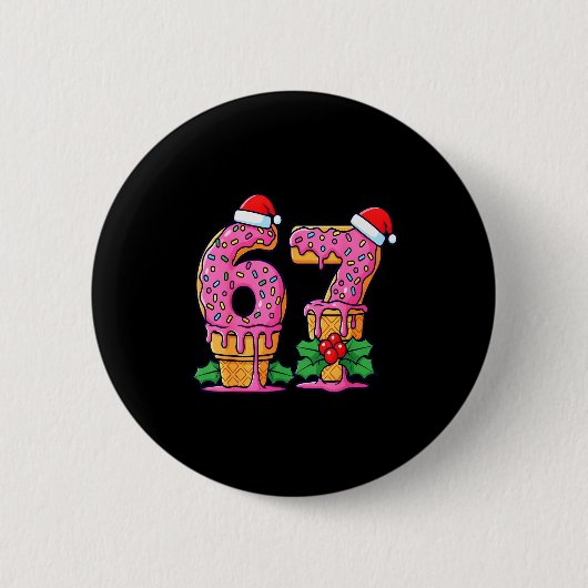 Baseball-Drip-Eiscreme 67 Baseball-Lifestyle 101  Button (Vorderseite)