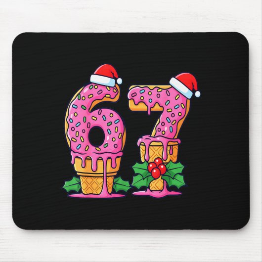 Baseball-Drip-Eiscreme 67 Baseball-Lifestyle 101 Mousepad (Vorne)
