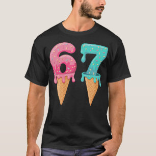 Baseball Drip Eiscreme 67 Baseball Lifestyle 101 T-Shirt