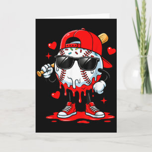 Baseball-Drip-Eiscreme-Bekleidung Jugendlicher Jun Karte