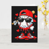 Baseball-Drip-Eiscreme-Bekleidung Jugendlicher Jun Karte (Gelbe Blume)