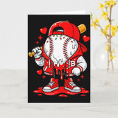 Baseball-Drip-Eiscreme-Bekleidung Jugendlicher Jun Karte (Gelbe Blume)