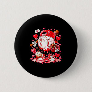 Baseball-Drip-Eiscreme-Jungen-Kinder-Jugendliche-V Button