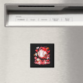Baseball-Drip-Eiscreme-Jungen-Kinder-Jugendliche-V Magnet (In Situ (Geschirrspüler))
