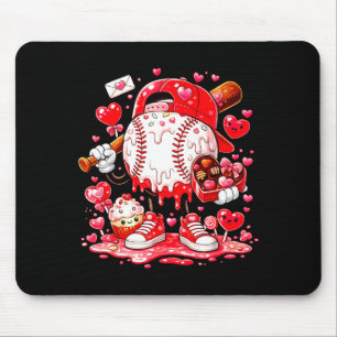 Baseball-Drip-Eiscreme-Jungen-Kinder-Jugendliche-V Mousepad
