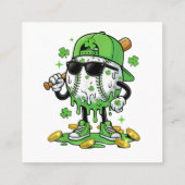 Baseball-Drip-Eiscreme St. Patricks Tag (Rückseite)