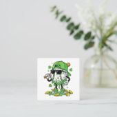 Baseball-Drip-Eiscreme St. Patricks Tag (Stehend Vorderseite)