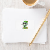 Baseball-Drip-Eiscreme St. Patricks Tag Adressaufkleber (Insitu)
