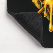 Baseball-Drip-Eiscreme-Tarnung Cooles Design Mousepad (Ecke)