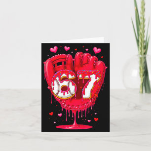Baseball-Drip-Eiscreme-Valentinstag-Jugendliche-Ju Karte