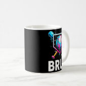 Baseball Drip Funny Bruh Ice Cream Dripng Matching Kaffeetasse (VorderseiteRechts)