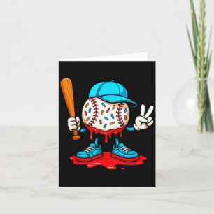Baseball-Drip für Jungen Eiscreme-Drip Baseball Karte