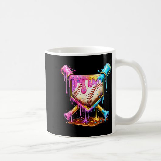 Baseball-Drip für Jungen Eiscreme-Drip Jugend Jung Kaffeetasse (Rechts)