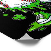 Baseball-Drip für Jungen Eiscreme-Drip Jugend St. Poster (Ecke)