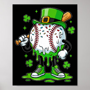 Baseball-Drip für Jungen Eiscreme-Drip Jugend St.  Poster