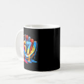 Baseball Drip Ice Cream 67 Baseball Lifestyle 101 Kaffeetasse (Vorderseite Links)