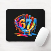 Baseball Drip Ice Cream 67 Baseball Lifestyle 101  Mousepad (Mit Mouse)