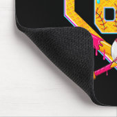 Baseball Drip Ice Cream Number 67 Player Or 67th B Mousepad (Ecke)