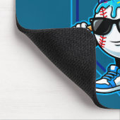 Baseball Drip Ice Cream Respect The Drip Home Plat Mousepad (Ecke)