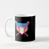 Baseball-Drip-Junge-Eiscreme-Streusel-Jugend-Baseb Kaffeetasse (Links)