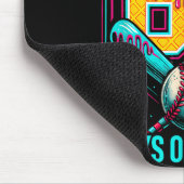 Baseball Drip Number 67 I Survived 67 Days Of Scho Mousepad (Ecke)