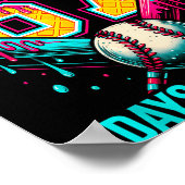 Baseball Drip Number 67 I Survived 67 Days Of Scho Poster (Ecke)