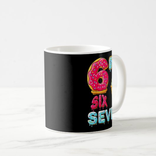 Baseball Drip Number 67 Player 67 Meme Ice Cream D Kaffeetasse (VorderseiteRechts)