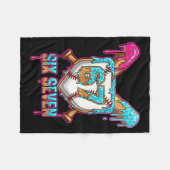 Baseball Drip Number 67 Player 6-7 Six Seven Meme  Fleecedecke (Vorderseite (Horizontal))