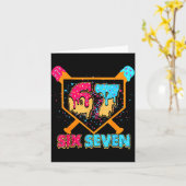 Baseball Drip Number 67 Player Or 67th Birthday Bo Karte (Gelbe Blume)