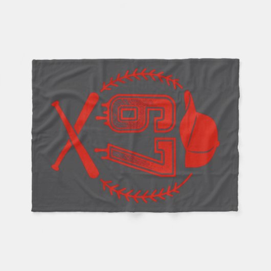 Baseball Drip Number 67 Player Or 67th Birthday Fleecedecke (Vorderseite (Horizontal))