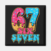 Baseball Drip Number 67 Player Or 67th Birthday Magnet (Vorne)