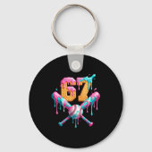 Baseball Drip Number 67 Player  Schlüsselanhänger (Vorderseite)