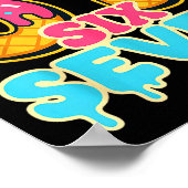 Baseball Drip Number 67 Player Trendy 6 7 Meme Fun Poster (Ecke)