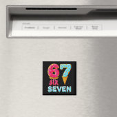 Baseball-Drip Nummer 67 Spieler 67 Meme Eiscreme D Magnet (In Situ (Geschirrspüler))